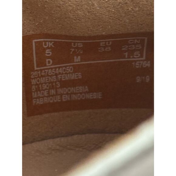 Clarks NWOB Un Blush Ease Stone Combi Leather Upper Loafer Flats Sz 7.5w Classic - Picture 6 of 8